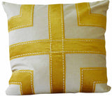 Kussani Cushion Cover Mustard Grid 50cm x 50cm K450