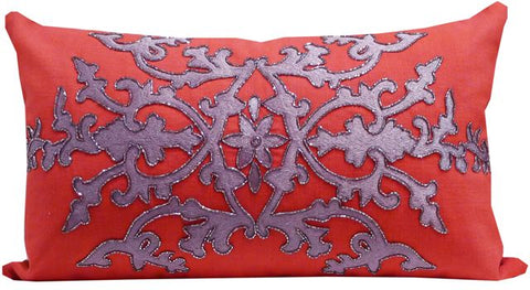 Kussani Cushion Cover Red Bling 30cm x 50cm K368