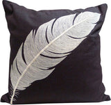 Kussani Cushion Cover Black Feather 45cm x 45cm K370