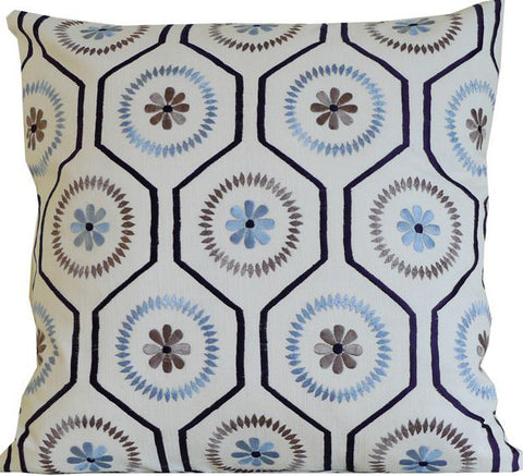 Kussani Cushion Cover Blue Barwon 45cm x 45cm K426