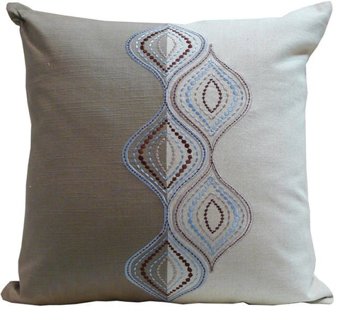 Kussani Cushion Cover Blue Ripple 50cm x 50cm K362