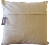 Kussani Cushion Cover Red on Taupe Wallington 45cm x 45cm K379