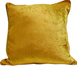 Kussani Cushion Cover Mustard Velvet 50cm x 50cm K397