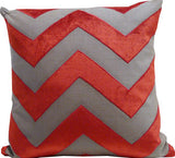 Kussani Cushion Cover Red Chevron 45cm x 45cm K377