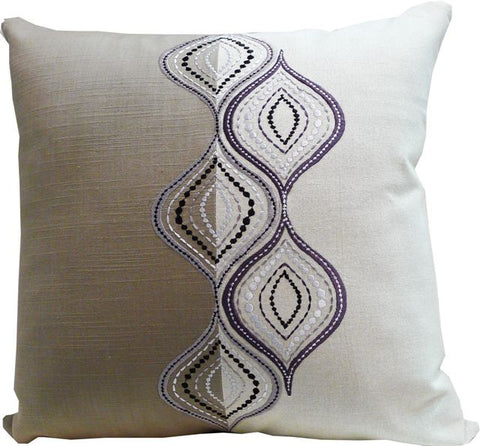 Kussani Cushion Cover Taupe Ripple 50cm x 50cm K361