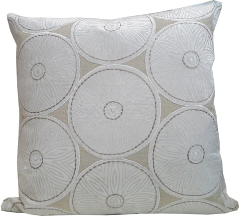 Kussani Cushion Cover White Puff 50cm x 50cm K437